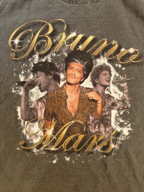 BadMars Bruno Mars Heavyweight Graphic Tee Size Medium
